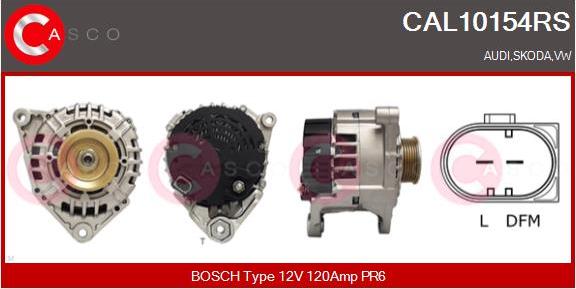 Casco CAL10154RS - Генератор vvparts.bg