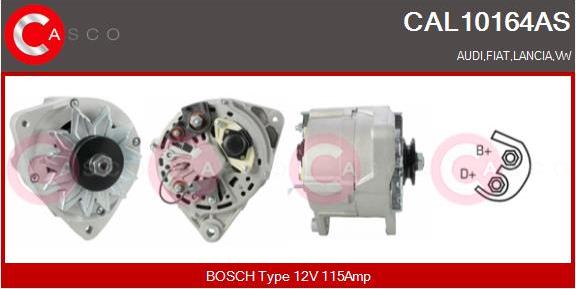 Casco CAL10164AS - Генератор vvparts.bg