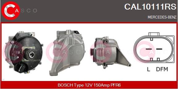 Casco CAL10111RS - Генератор vvparts.bg
