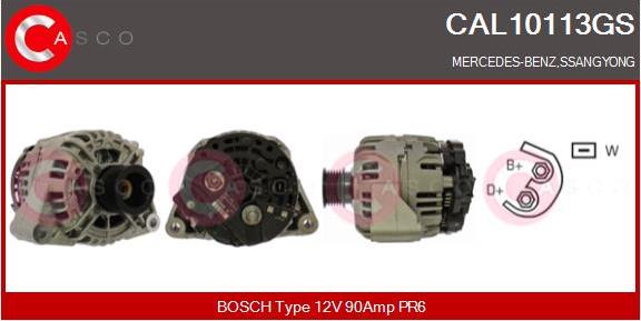 Casco CAL10113GS - Генератор vvparts.bg