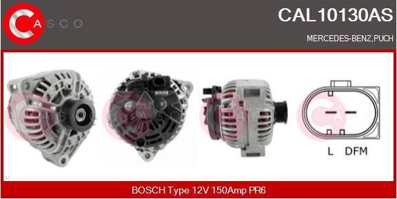 Casco CAL10130AS - Генератор vvparts.bg