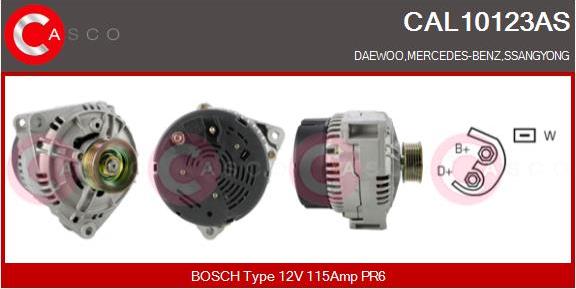 Casco CAL10123AS - Генератор vvparts.bg