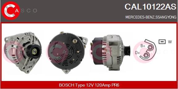 Casco CAL10122AS - Генератор vvparts.bg