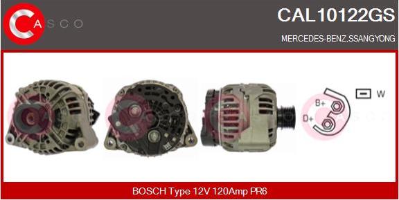 Casco CAL10122GS - Генератор vvparts.bg