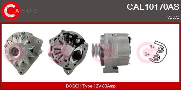 Casco CAL10170AS - Генератор vvparts.bg