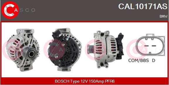 Casco CAL10171AS - Генератор vvparts.bg