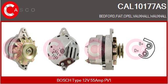 Casco CAL10177AS - Генератор vvparts.bg