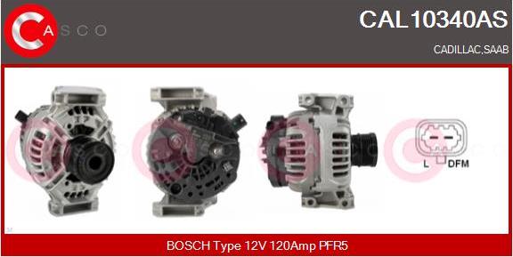 Casco CAL10340AS - Генератор vvparts.bg