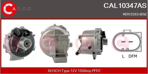 Casco CAL10347AS - Генератор vvparts.bg