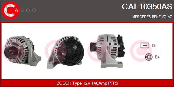 Casco CAL10350AS - Генератор vvparts.bg