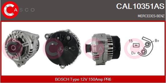 Casco CAL10351AS - Генератор vvparts.bg