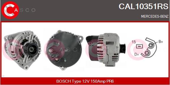 Casco CAL10351RS - Генератор vvparts.bg