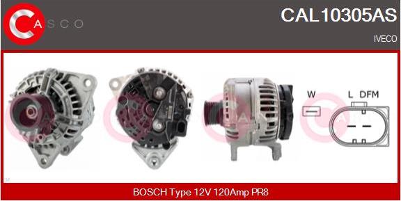 Casco CAL10305AS - Генератор vvparts.bg