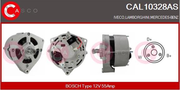 Casco CAL10328AS - Генератор vvparts.bg