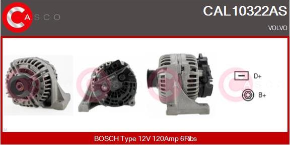 Casco CAL10322AS - Генератор vvparts.bg