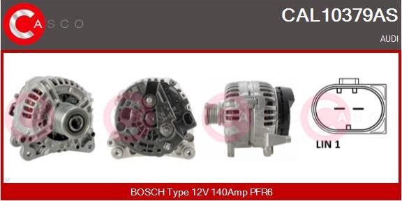 Casco CAL10379AS - Генератор vvparts.bg