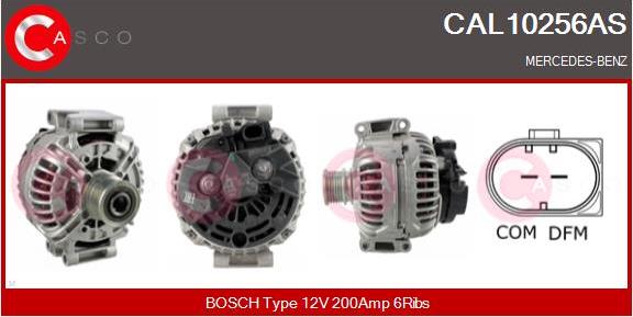 Casco CAL10256AS - Генератор vvparts.bg