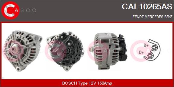 Casco CAL10265AS - Генератор vvparts.bg