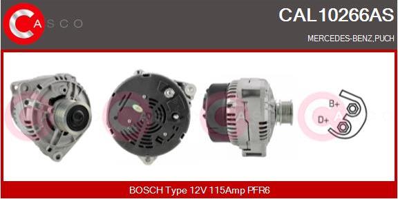 Casco CAL10266AS - Генератор vvparts.bg