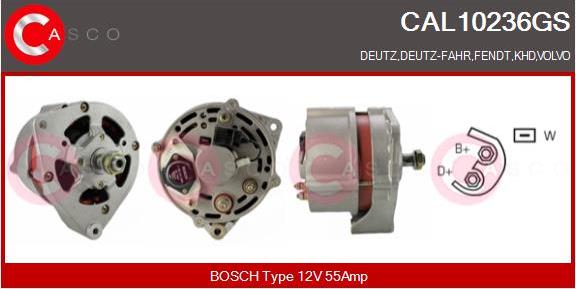 Casco CAL10236GS - Генератор vvparts.bg