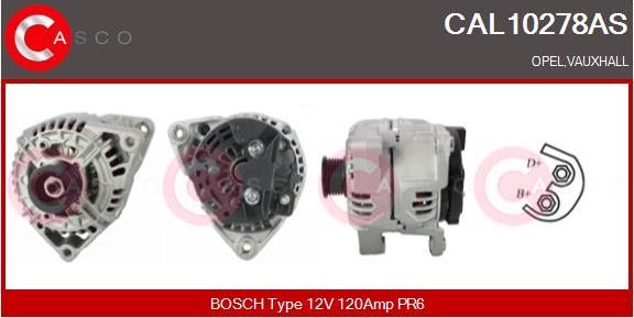 Casco CAL10278AS - Генератор vvparts.bg