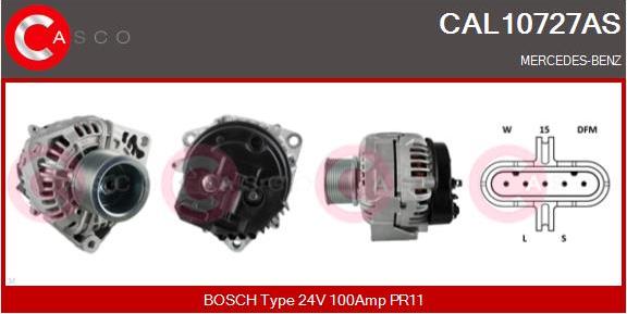 Casco CAL10727AS - Генератор vvparts.bg