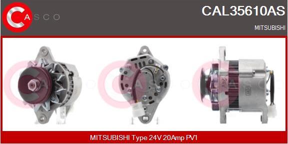 Casco CAL35610AS - Генератор vvparts.bg