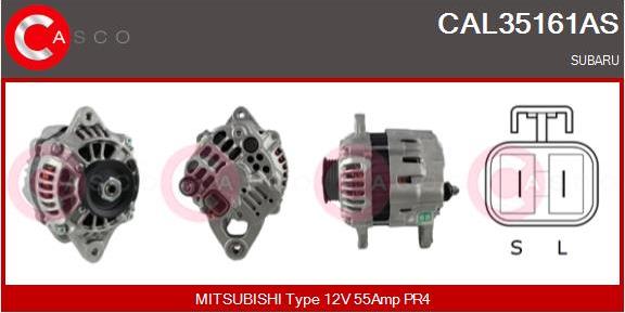 Casco CAL35161AS - Генератор vvparts.bg