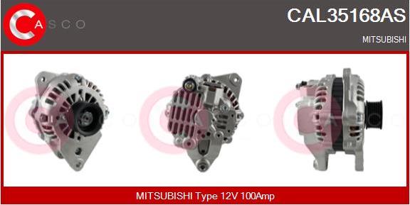 Casco CAL35168AS - Генератор vvparts.bg