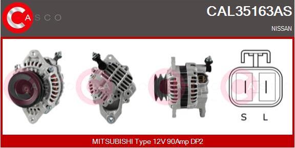 Casco CAL35163AS - Генератор vvparts.bg