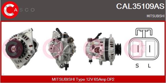 Casco CAL35109AS - Генератор vvparts.bg