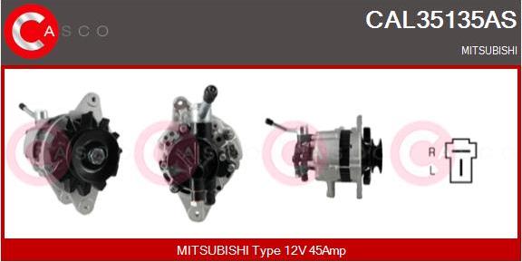 Casco CAL35135AS - Генератор vvparts.bg