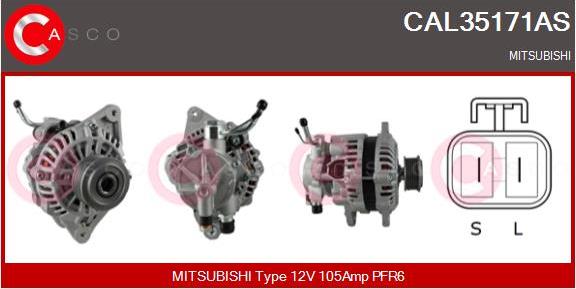 Casco CAL35171AS - Генератор vvparts.bg