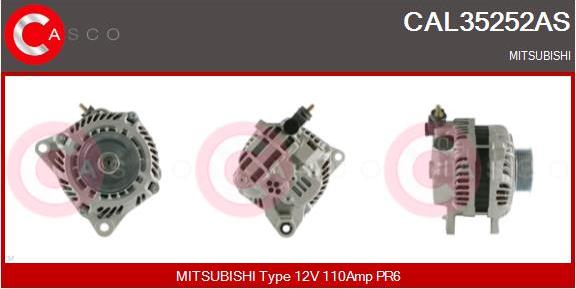 Casco CAL35252AS - Генератор vvparts.bg