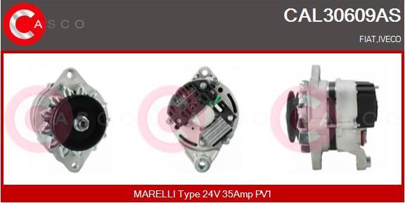 Casco CAL30609AS - Генератор vvparts.bg