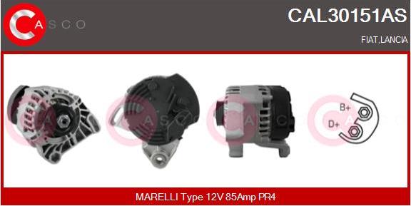 Casco CAL30151AS - Генератор vvparts.bg