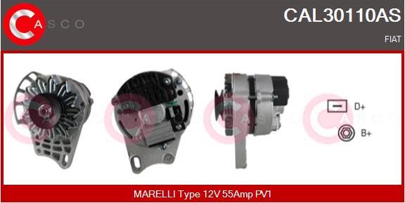 Casco CAL30110AS - Генератор vvparts.bg