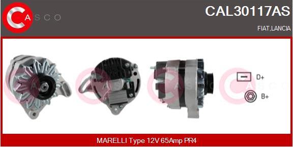 Casco CAL30117AS - Генератор vvparts.bg