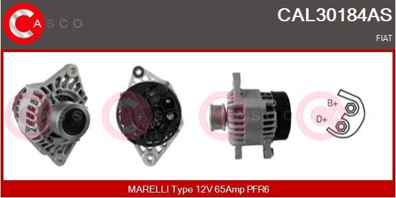 Casco CAL30184AS - Генератор vvparts.bg