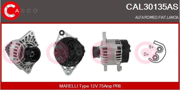 Casco CAL30135AS - Генератор vvparts.bg