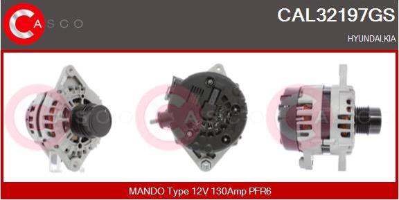 Casco CAL32197GS - Генератор vvparts.bg