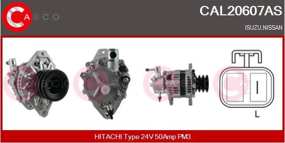 Casco CAL20607AS - Генератор vvparts.bg