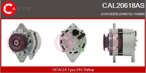 Casco CAL20618AS - Генератор vvparts.bg