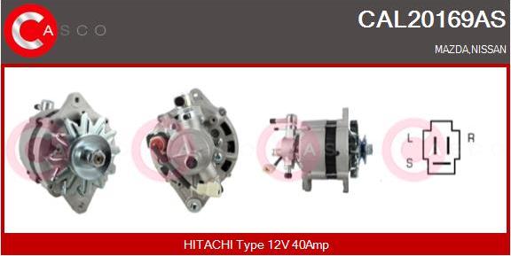 Casco CAL20169AS - Генератор vvparts.bg