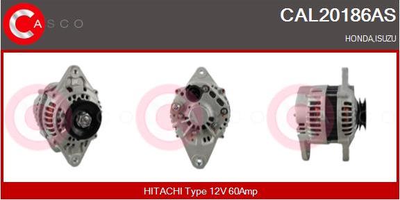 Casco CAL20186AS - Генератор vvparts.bg