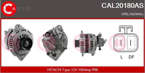 Casco CAL20180AS - Генератор vvparts.bg