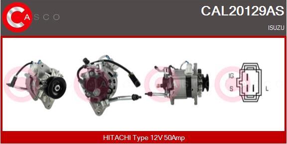 Casco CAL20129AS - Генератор vvparts.bg