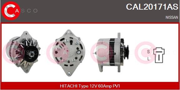 Casco CAL20171AS - Генератор vvparts.bg