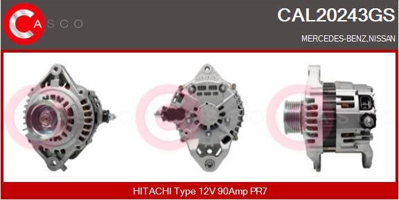 Casco CAL20243GS - Генератор vvparts.bg