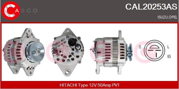 Casco CAL20253AS - Генератор vvparts.bg